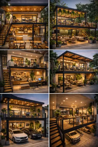 Mezannine Cafe Modern di Sentul